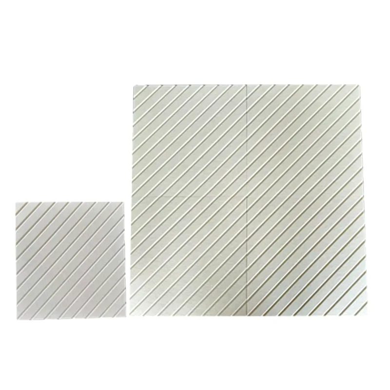 Beež V-soonega PET-vildist akustiline paneel